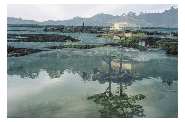 Bojan Brecelj, I AM View from Torcello to Burano & Kinkaku-ji Golden Pavilion, 2023