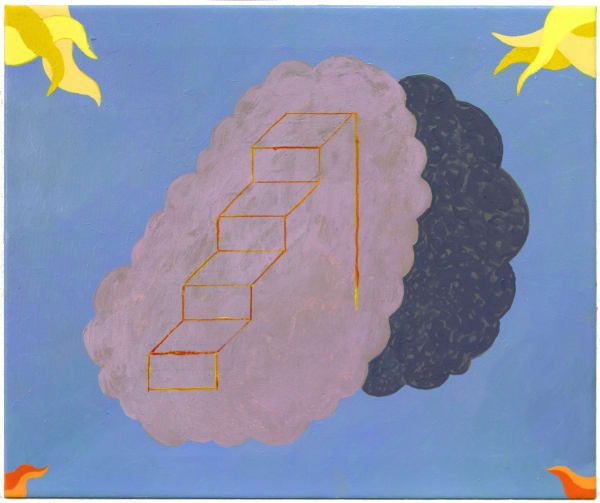 Gunzi Holmström, Glowing Staircase / Glödande trappa, 2023