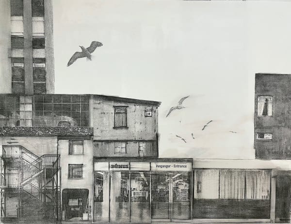 Daniel Franzén / E, Monotype Image Transfer 16