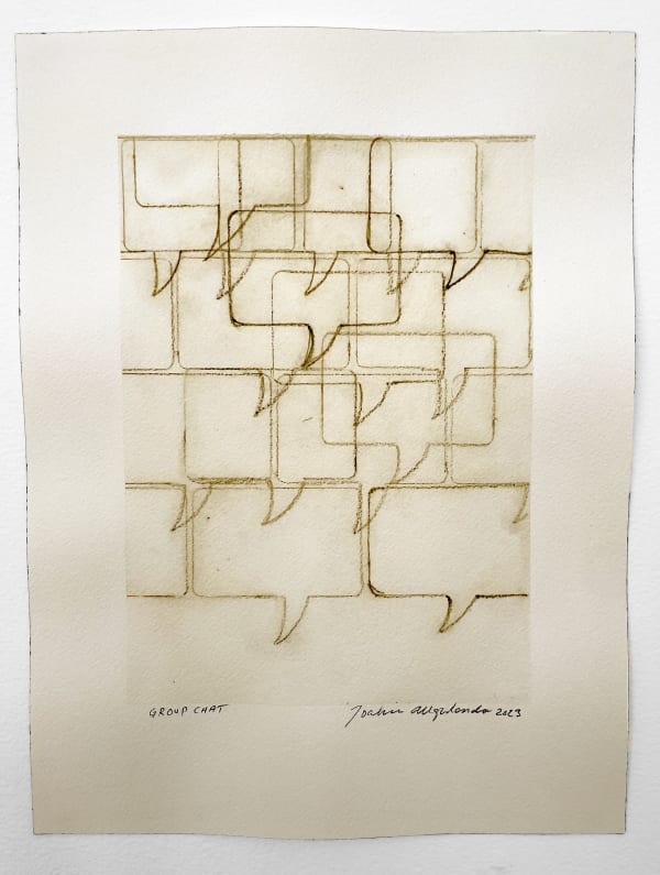 Joakim Allgulander, Group Chat / ochre, 2023