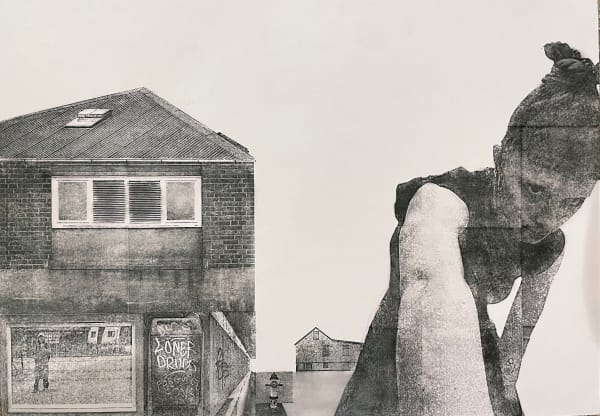 Daniel Franzén / E, Monotype Image Transfer 12