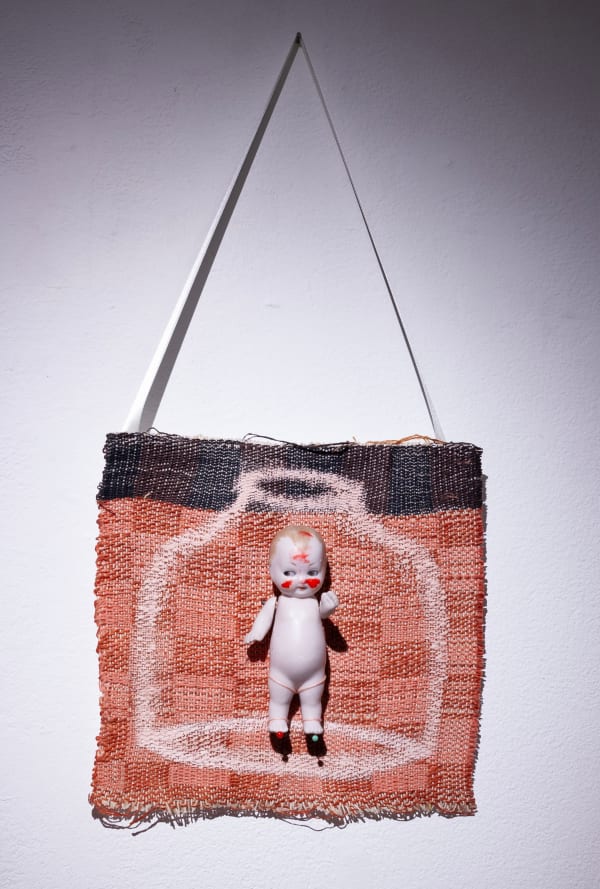 Lena Royalz Otterheim, Docka som vinkar / Doll Weaving, 2024