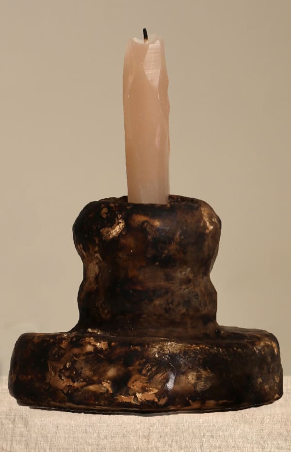 Maria Pita Guerreiro, Small MM Charred Candle holder