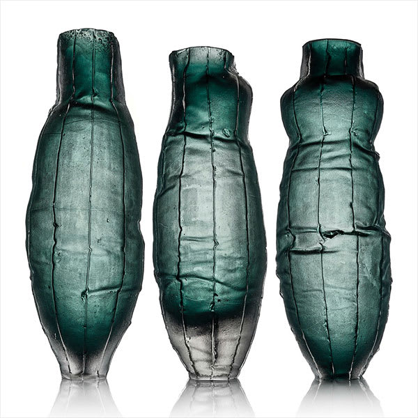 NOAM DOVER & MICHAL CEDERBAUM, CANVAS AMPHORAE; 16,17,18, 2020