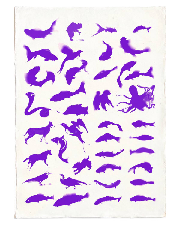 FREDRIK WRETMAN, Violett combo, 2022