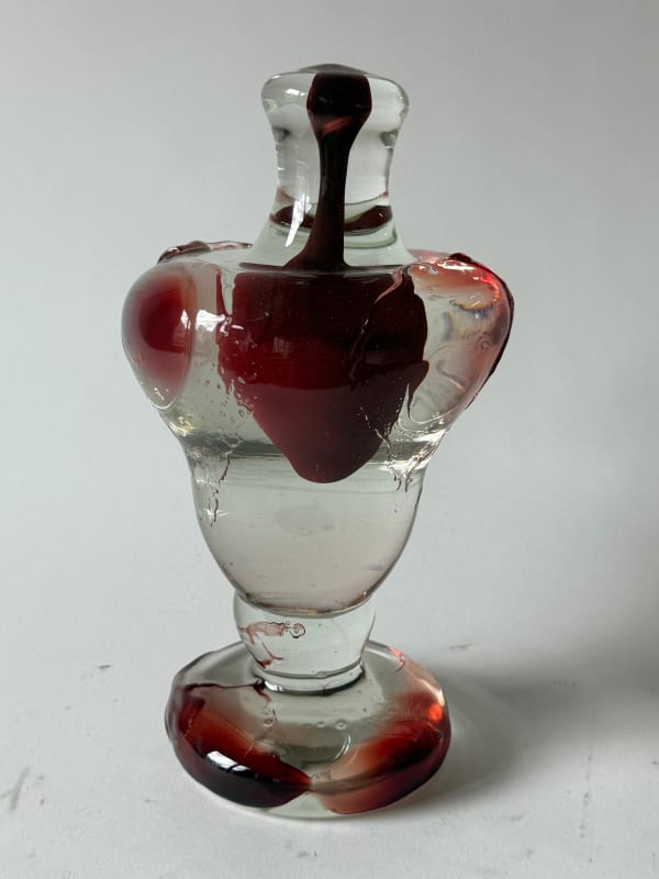 GUNILLA KIHLGREN, MASSIVT GLAS, RÖD II, 2016