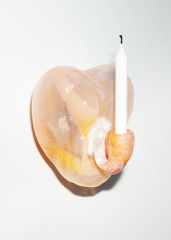ÅSA JUNGNELIUS, APRICOT SCONCE, 2022