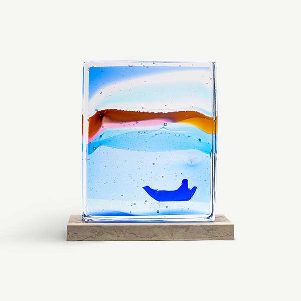 ERIKA LAGERBIELKE, UTSIKT MED BÅT, 2022