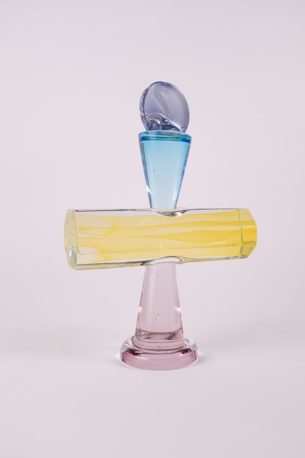 RASMUS NOSSBRING, Crystal and marble stack, 2025