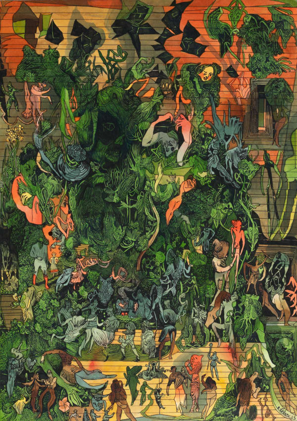 Peter Köhler, Plein Air (Red), 2025