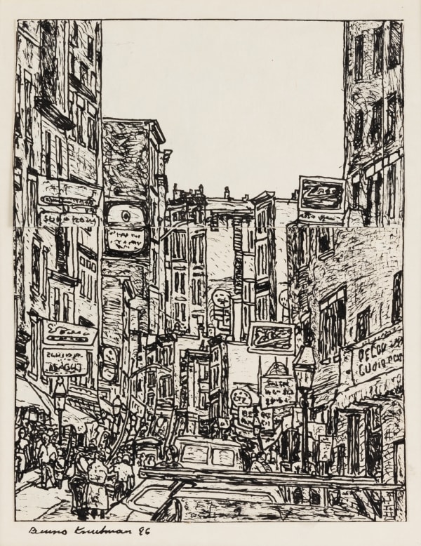 Bruno Knutman, Storstadsbild / Metropolitan Picture, 1986