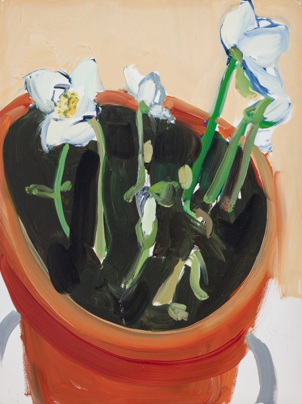 Chantal Joffe, Hellebores from Eleanor 3, 2023