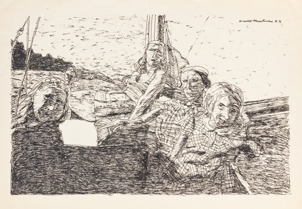 Bruno Knutman, Seglatsen / The Sailing Trip, 1964