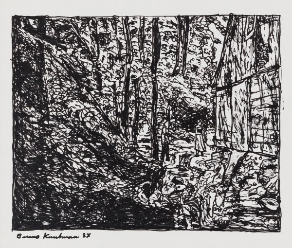 Bruno Knutman, Vid kvarnen / By the Mill, 1987