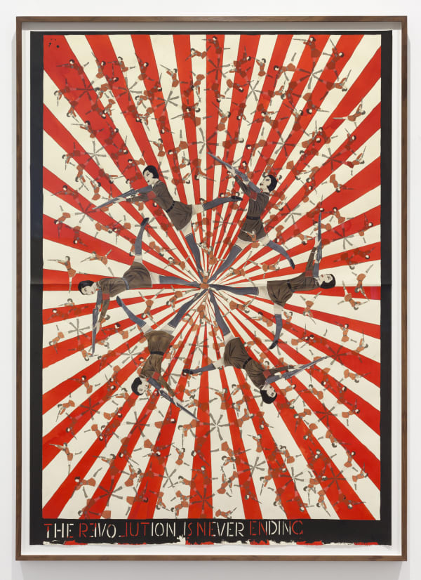 Marcel Dzama, The Revolution is Never Ending, 2017