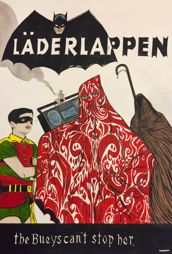 Marcel Dzama, The Bueys can’t Stop Her, 2017