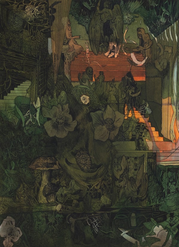 Peter Köhler, A Dark Green Poem, 2024