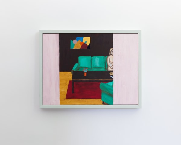 Richard Johansson, Hon hoppades han skulle tycka om den abstrakta målningen / She Hoped He Would Like the Abstract Painting, 2024