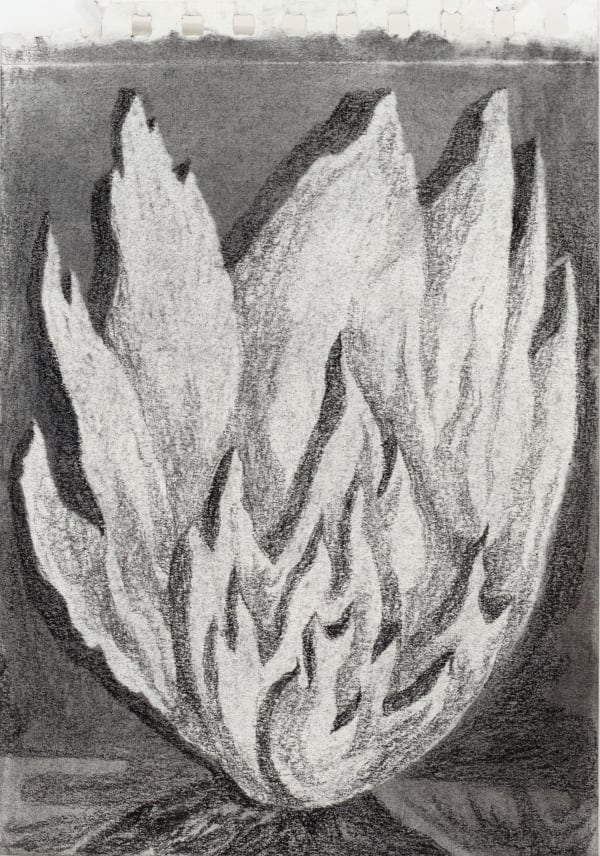 Jeff Olsson, Papperseld / Paper Fire, 2025