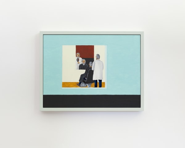 Richard Johansson, Utanför salongen / Outside the Barbershop, 2024