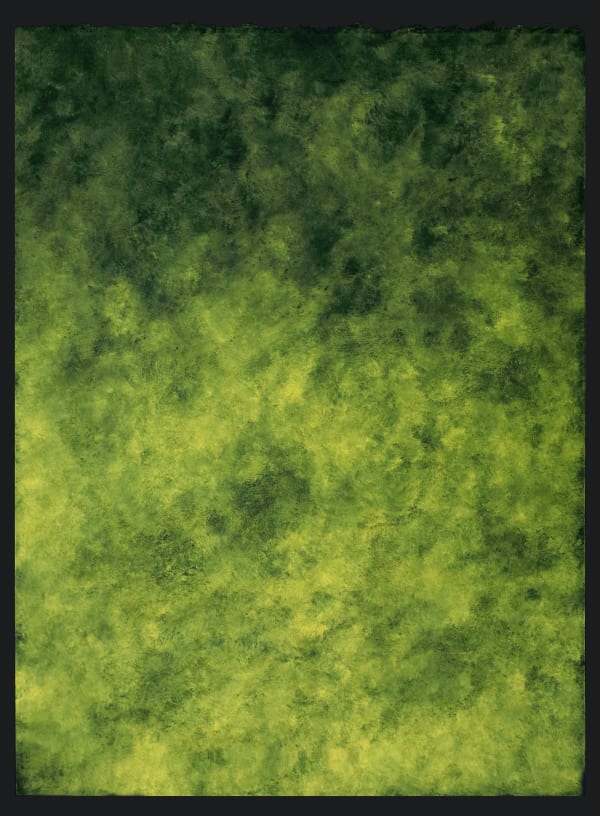 Leif Elggren, Black: painting myself back to Yellow VIII, 2021 – 2023