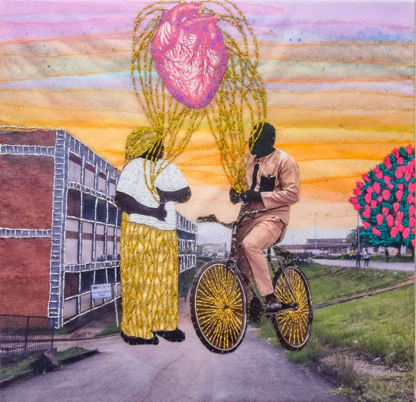 Joana Choumali, This is How it Feels to Be Around You, Series Albahian, 2023