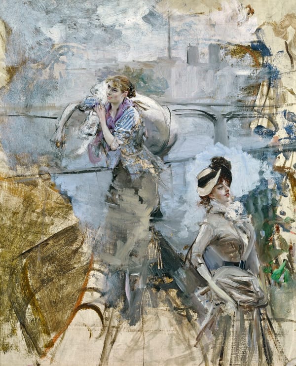 Giovanni Boldini, PARIS TYPES: A STUDY OF TWO WOMEN, circa 1878