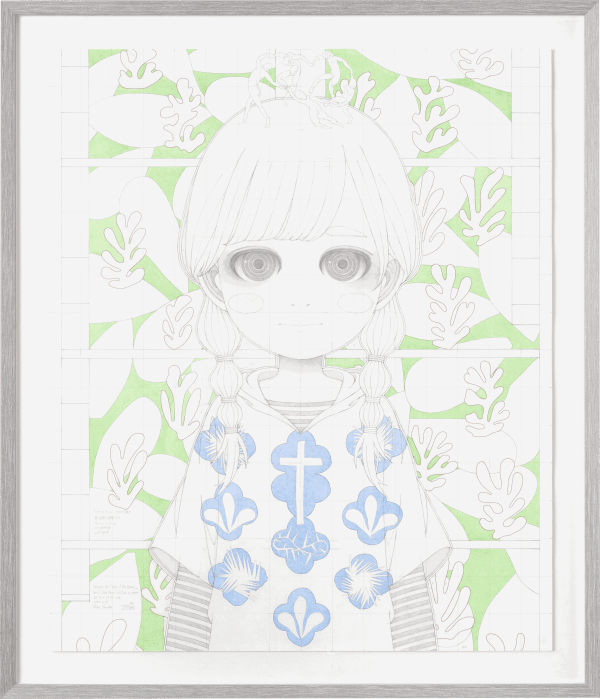 Kohei Yamada, Drawing for「Girl of Rosary」, 2022