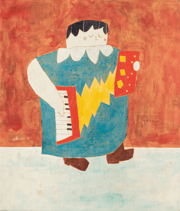 Noritoshi Mitsuuchi, untitled short stories: Man with Accordion, 2018