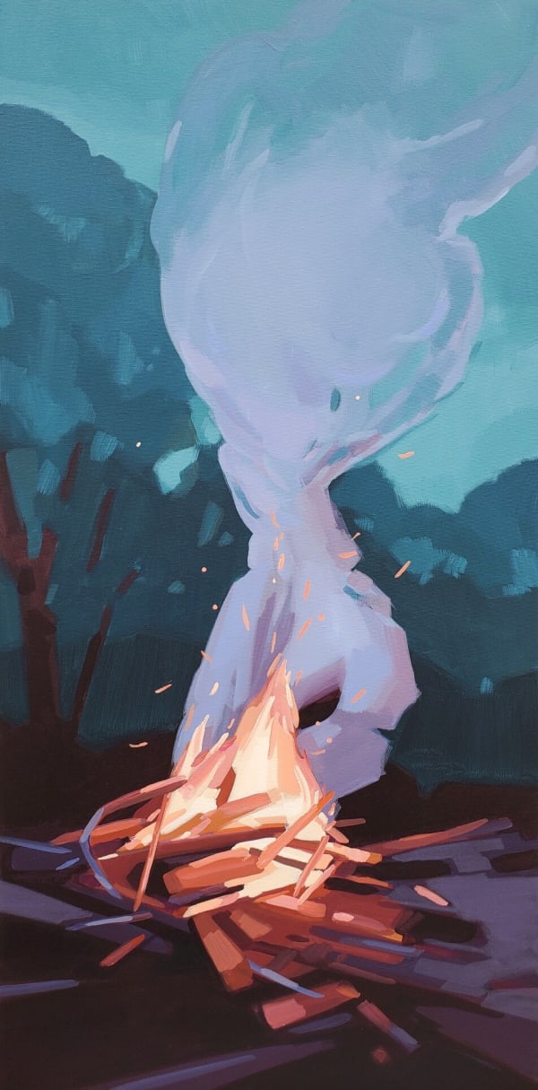 Shelley Mansel, Fire Plume, 2021