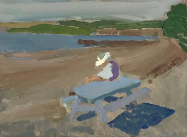 Kelly Carmody, Man at the Beach, 2024