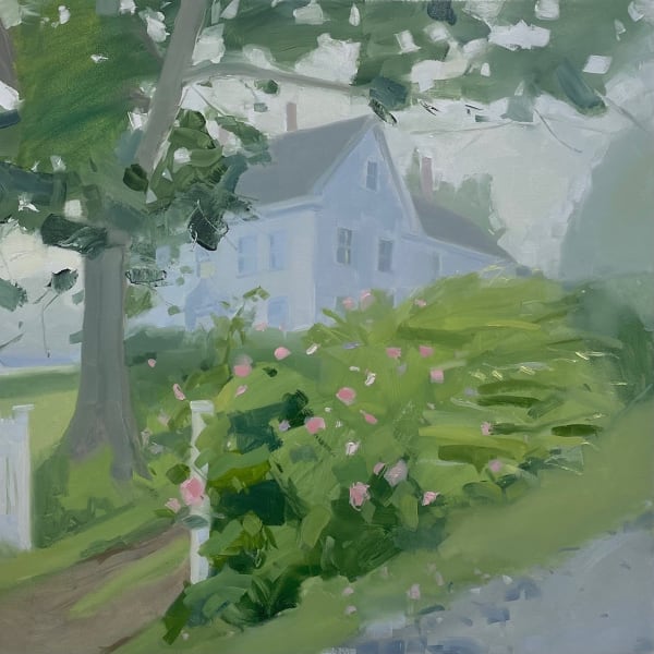 Sara MacCulloch, Castine House in the Fog, 2025