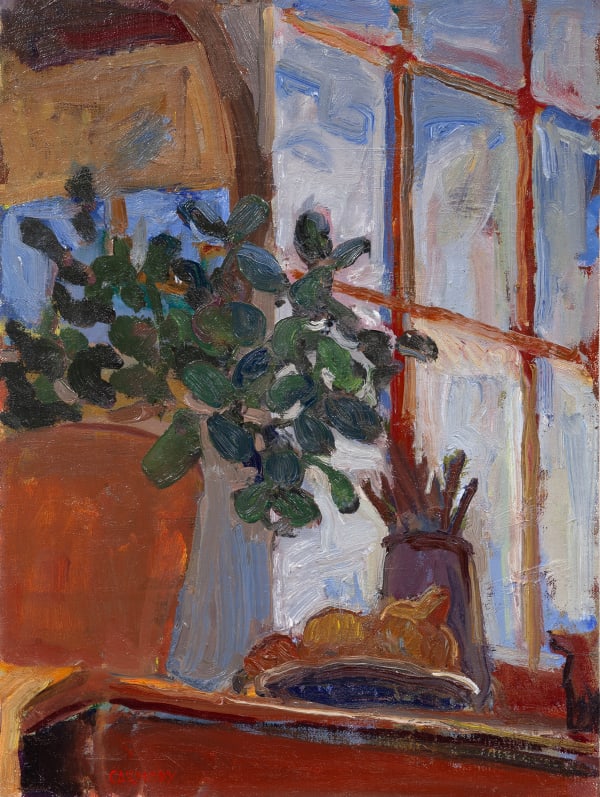 Kelly Carmody, Window View with Jade, 2024