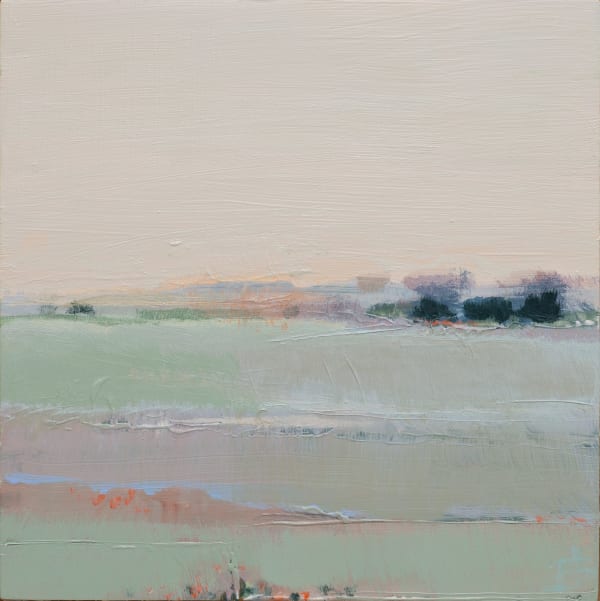 Hannah Bureau The Islands, 2023 Acrylic on Canvas 12x12x1.5"