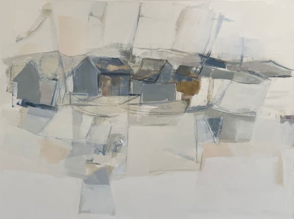Hannah Bureau Menemsha, 2021 Oil and Acrylic on Linen 30x40x1.5"
