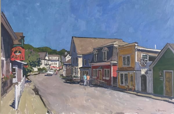 Viktor Butko, Stonington, Main Street Sunny Day, 2024