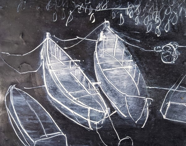 Christina Thwaites, Sleeping Boats, 2021
