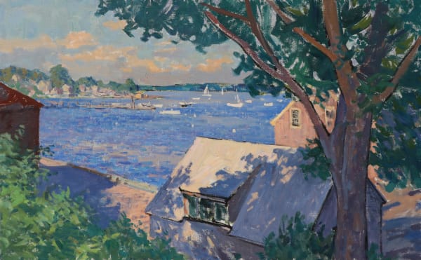 Viktor Butko, Midday Shadows, Castine Harbor, 2024