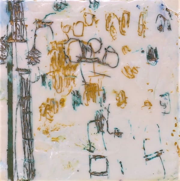 Christina Thwaites, Golden Rain on the Windows, 2021