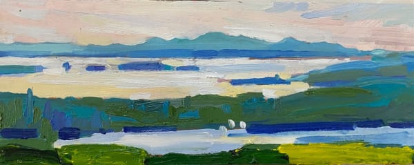 Chrissy Nickerson, Caterpillar Hill, Plein Air, 2024