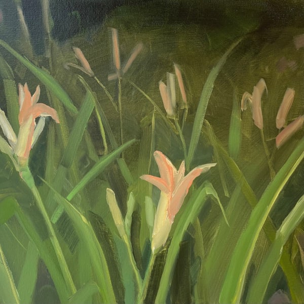 Sara MacCulloch, Lilies Outside the Window, 2025