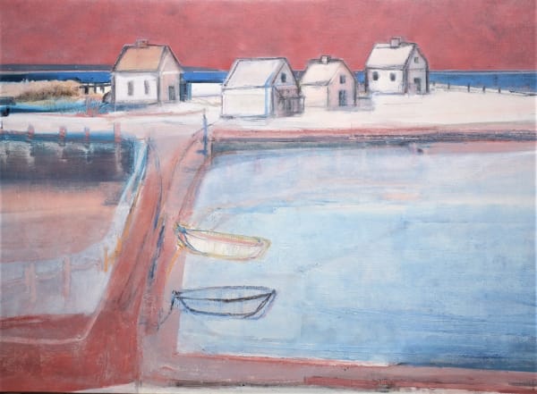 Christina Thwaites, Brother Boats Tied Up for the Night, 2021