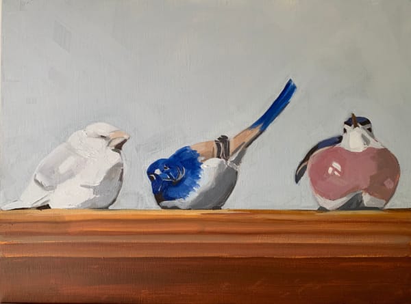 Elizabeth Ashton Hallett, Three Birds, 2023