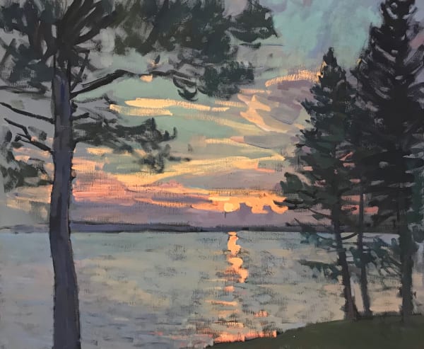 Viktor Butko Sunset Summer Place, 2024 Oil on Canvas 25x30x1"