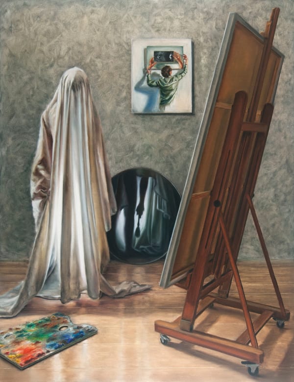 David O'Kane Conversation, 2024 oil on canvas 130 x 100 cm