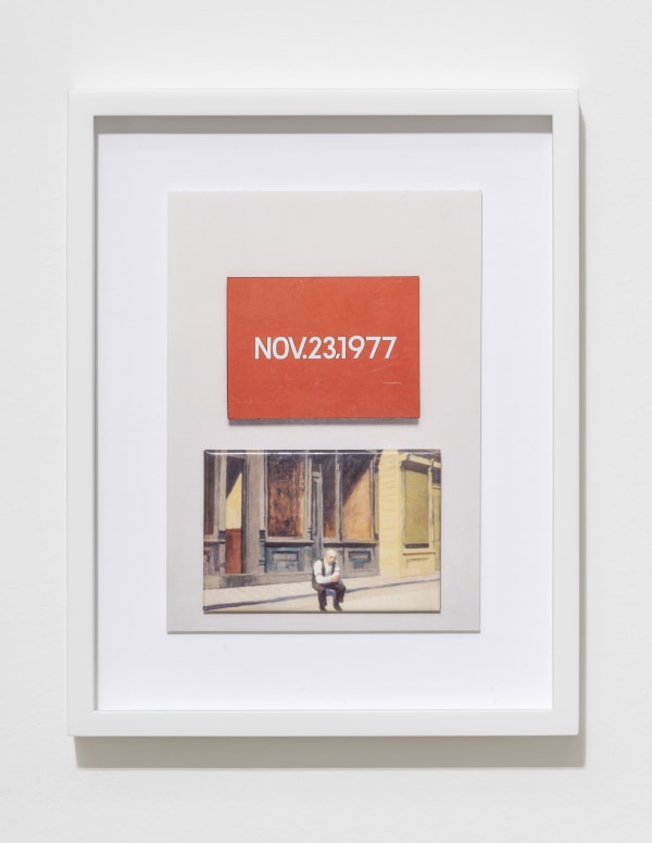 Max Frisinger H.D.N.R.I.B.I.R. (On Kawara/Hopper), 2016