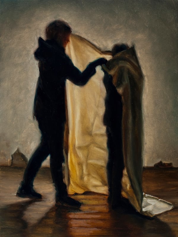 David O'Kane Maya VIII, 2022 acrylic and oil on canvas 40 x 30 cm