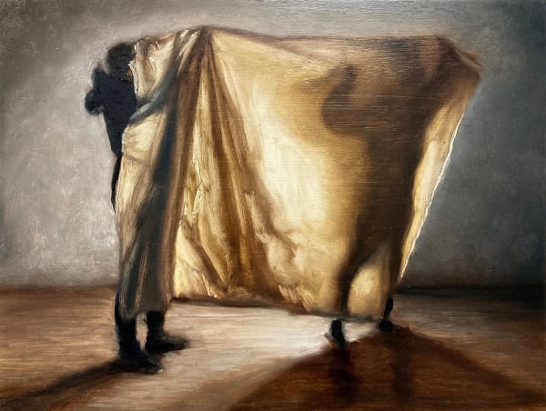 David O’Kane Shadow, 2024 oil on wooden panel 30 x 40 cm