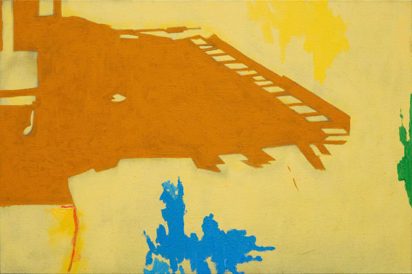 Koen van den Broek Southern, 2025 oil, traffic paint on linen 80 x 120 cm