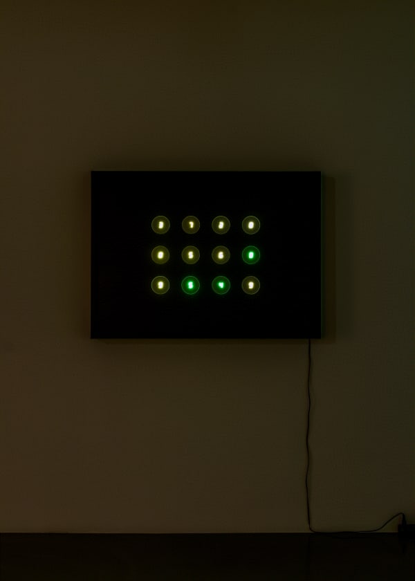 Tatsuo Miyajima Changing Time with Changing Self - small circle no.14, 2020
